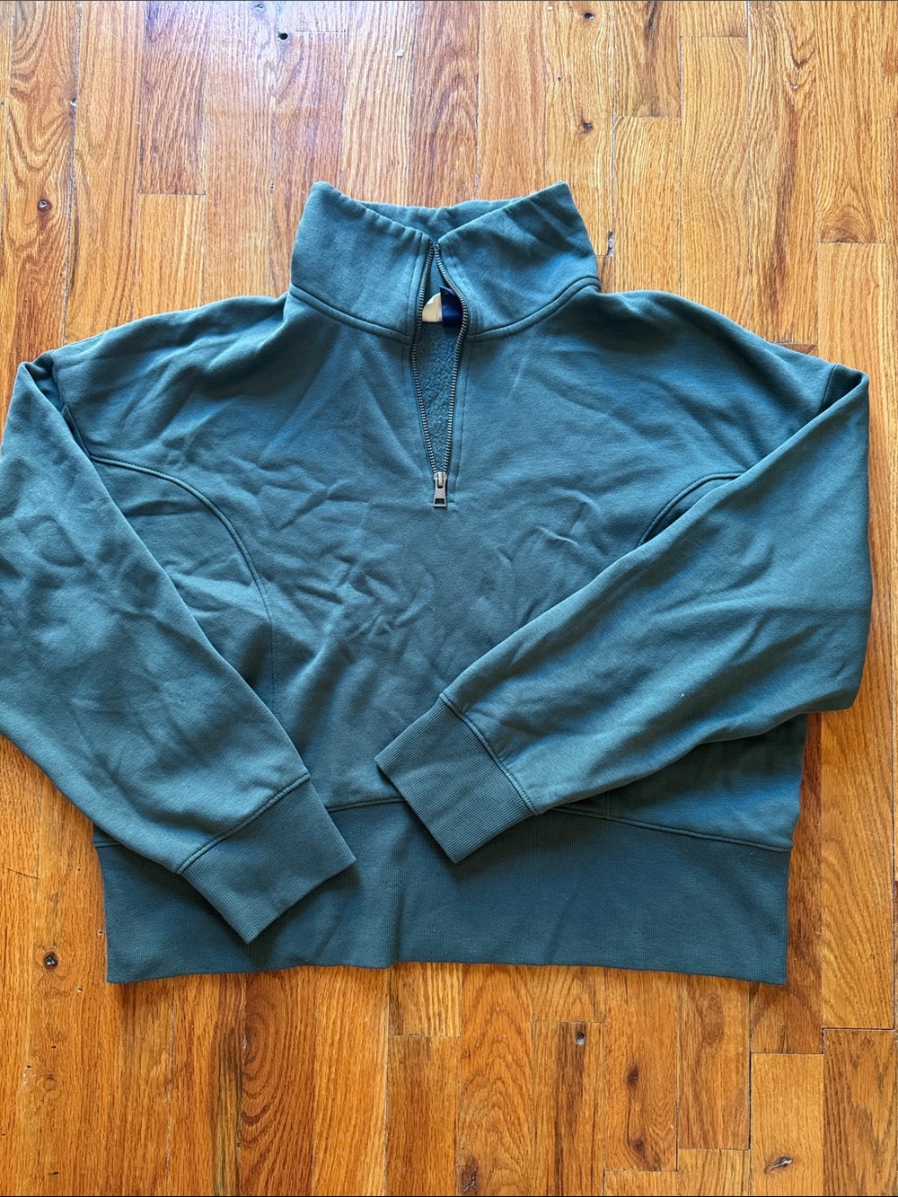 Universal Thread Teal Half-Zip Pullover Sweatshirt